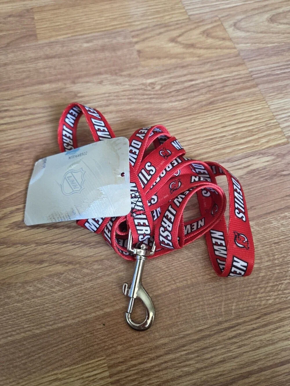 New Jersey Devils Dog Leash NWT Team Logo NHL NJ Hockey